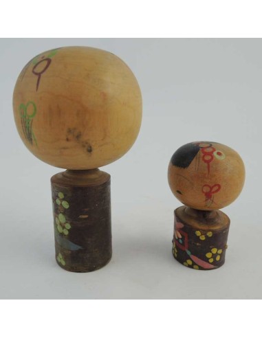 Mini Kokeshi - Set of 2 Dolls