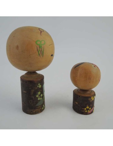 Mini Kokeshi - Set of 2 Dolls