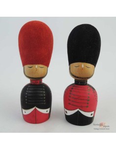 Kokeshi Vintage Créative - Lot de 2 poupées japonaises