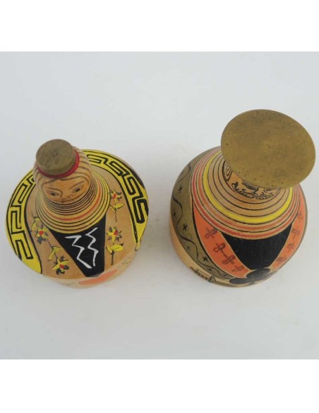 Mini Kokeshi - Set of 2 Dolls