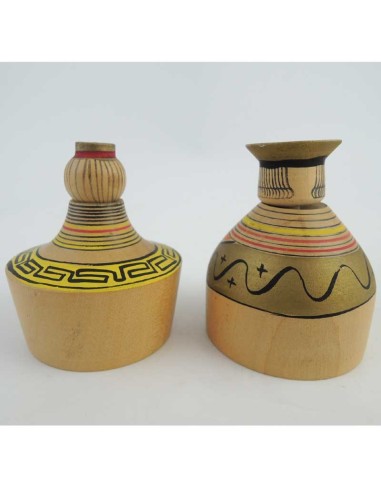 Mini Kokeshi - Set of 2 Dolls