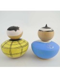 Mini Kokeshi - Set of 2 Dolls