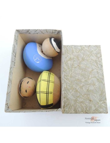 Mini Kokeshi - Set of 2 Dolls