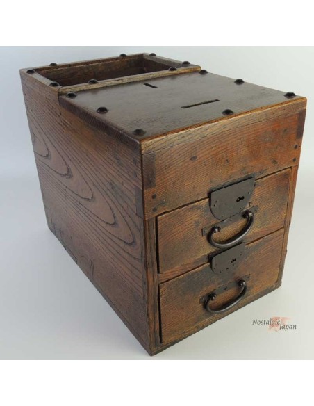 Japanese Wooden cash register