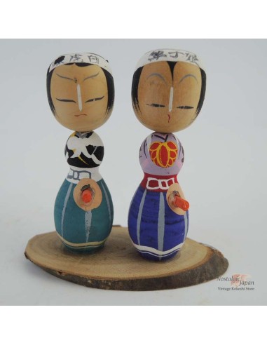 Mini Kokeshi - Set of 4 Dolls
