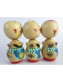 Mini Kokeshi - Set of 3 Dolls