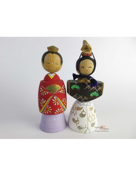 Kokeshi - Set of 2 Dolls