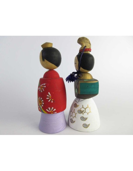 Kokeshi - Set of 2 Dolls