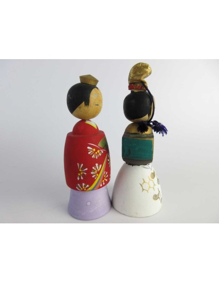 Kokeshi - Set of 2 Dolls