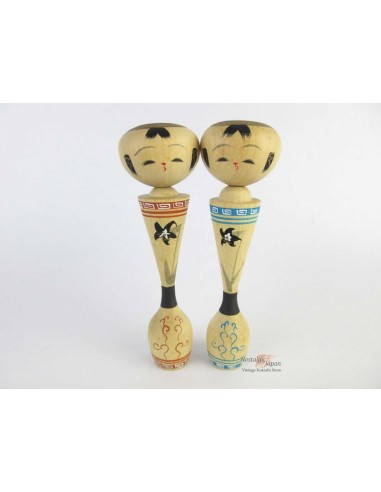 Kokeshi - Set of 2 Dolls