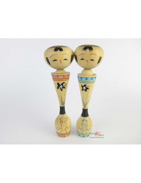 Kokeshi - Set of 2 Dolls