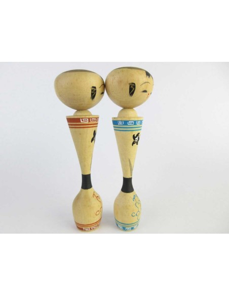 Kokeshi - Set of 2 Dolls