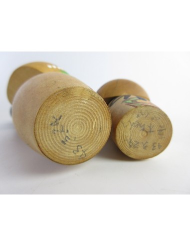 Unique Kokeshi - Set of 2 Dolls