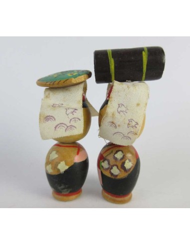 Mini Kokeshi - Set of 2 Dolls