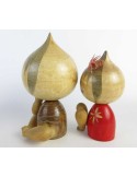 Unique Kokeshi - Set of 2 Dolls