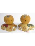 Kokeshi unique - Lot de 2 poupées japonaises