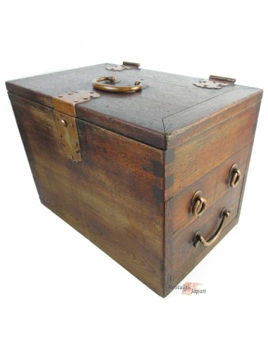 Japanese Antique Wooden ink stone drawer