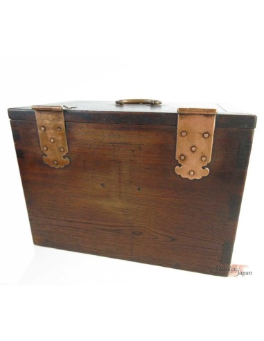 Japanese Antique Wooden ink stone drawer