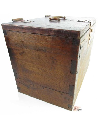 Japanese Antique Wooden ink stone drawer