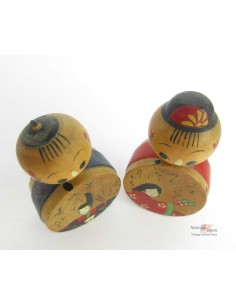 Kokeshi - Set of 2 Dolls 2