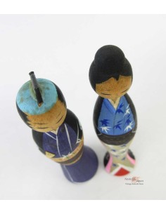 Kokeshi - Set of 2 Dolls 2