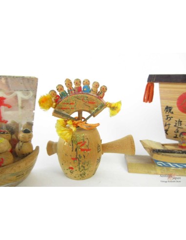 Kokeshi - Set of 2 Dolls