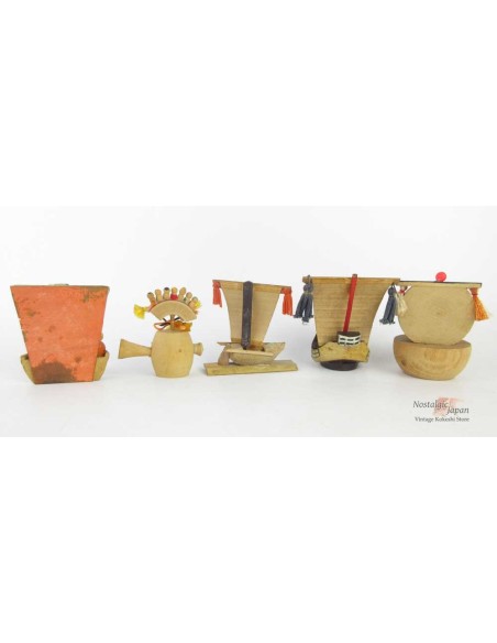 Kokeshi - Set of 2 Dolls