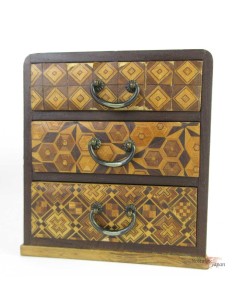 Japanese Antique Wooden Small Chest 2