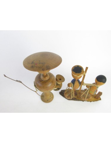 Kokeshi - Set of 2 Dolls