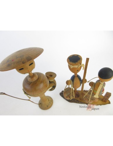 Kokeshi - Set of 2 Dolls