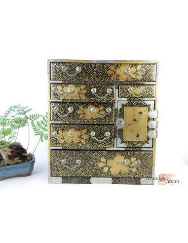 Japanese Antique Wooden Small Chest