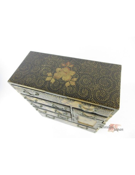 Japanese Antique Wooden Small Chest