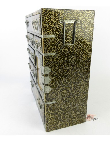 Japanese Antique Wooden Small Chest