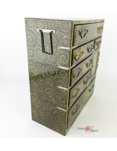 Japanese Antique Wooden Small Chest