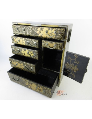 Japanese Antique Wooden Small Chest
