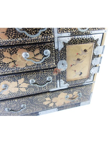 Japanese Antique Wooden Small Chest