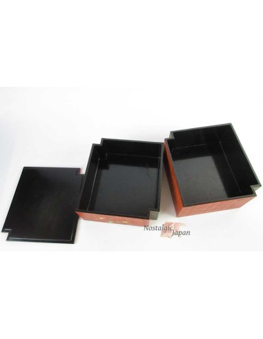 Japanese Vintage Wooden Lacquered Box