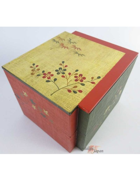 Japanese Vintage Wooden Lacquered Box