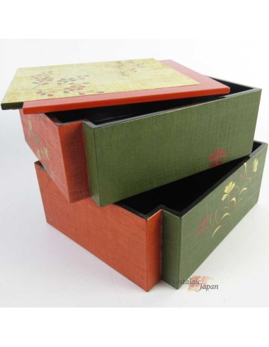 Japanese Vintage Wooden Lacquered Box