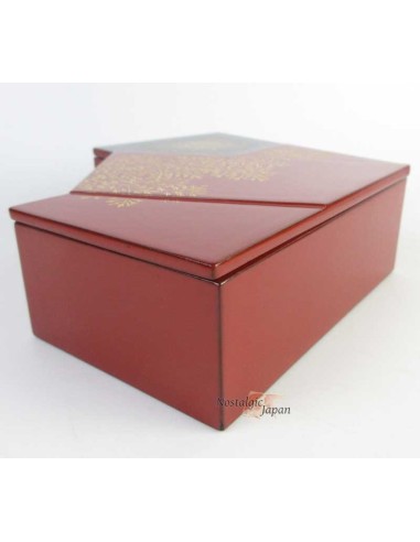 Japanese Vintage Wooden Lacquered Box