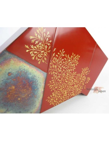 Japanese Vintage Wooden Lacquered Box