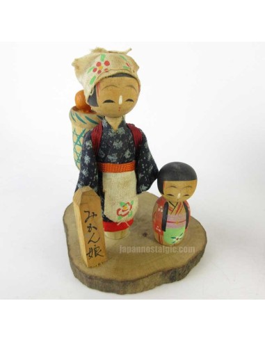 Mini Kokeshi - Set of 5 Dolls