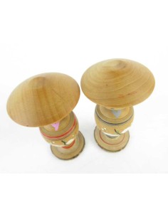 Mini Kokeshi - Set of 2 Dolls 2