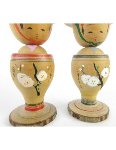 Mini Kokeshi - Set of 2 Dolls