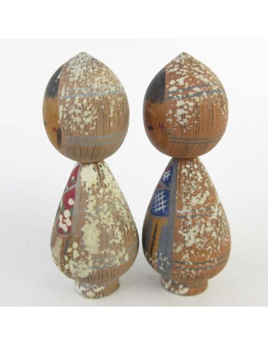 Mini Kokeshi - Set of 2 Dolls