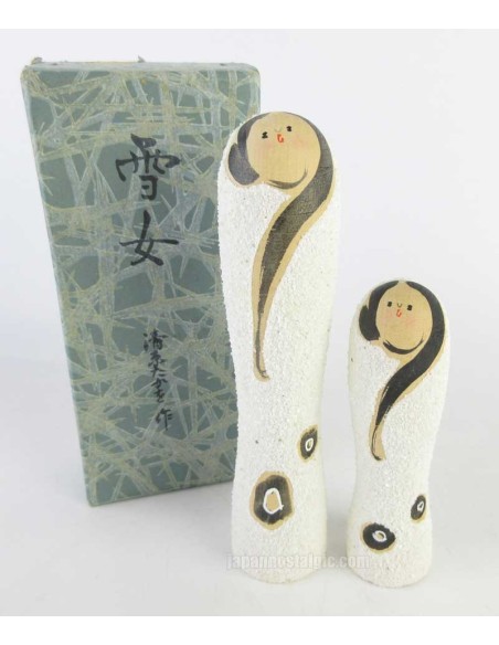 Unique Kokeshi - Set of 2 Dolls