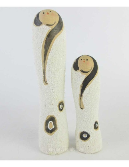 Unique Kokeshi - Set of 2 Dolls