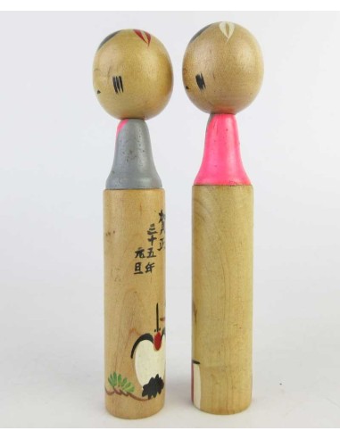 Kokeshi - Set of 2 Dolls