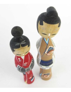Kokeshi - Set of 2 Dolls 2