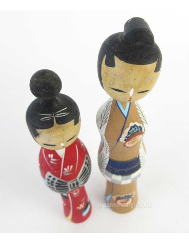 Kokeshi - Set of 2 Dolls